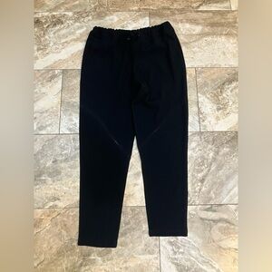 Rag & Bone Black Cropped Crepe Pant, Size M
